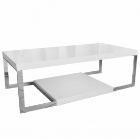 Стол журнальный Brille Двп UH35 Белый F2-006