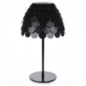 Настольная лампа "Чешуя" Brille 60W BL-117 Черный