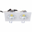 Светильник потолочный led встроенный Brille 10W LED-173 Белый Золотоноша