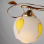 Люстра потолочная Brille 60W E27 Золотистый Вільнянськ