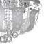Люстра с подсветкой Brille 60W E14 Хром Киев