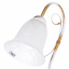 Настольная лампа флористика декоративная Brille 60W BKL-470 Золотистый Ізмаїл