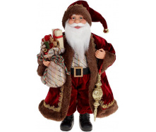 Новогодняя фигурка Santa Claus Red с мешком 40 см BonaDi DP96560