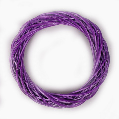 Венок из лозы фиолетовый 40 см. Flora 39034 Ірпінь