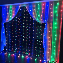 Гирлянда штора FMA Водопад 480 RGB led 4.0х2.0 м Мультицвет (1500929786) Лосинівка