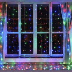 Гирлянда штора FMA Водопад 3х2 м 400 LED Мультиколор (1544870759) Орехов