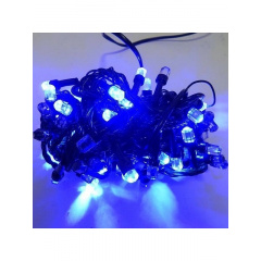 Светодиодная гирлянда Led "Кристаллы" на 500 светодиодов электрическая с контроллером Синий Костопіль