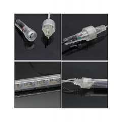 Светодиодная гирлянда Led "Тающие сосульки Метеоритный дождь" на 240 диодов 3.6 м Белый теплый Енергодар