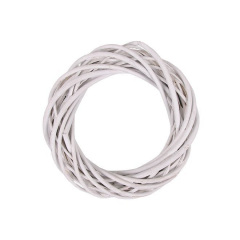 Венок из лозы Flora 39000 20 см Белый Кропивницкий