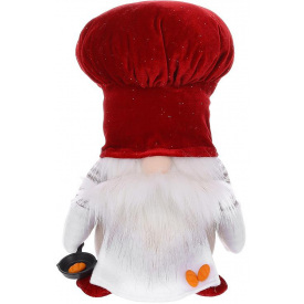 Декоративная игрушка Dwarf in a chef's costume and a frying pan 55 см Разноцветный BonaDi DP232201
