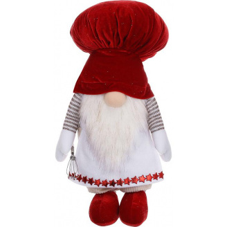 Декоративная игрушка Dwarf in a chef's costume 47 см Разноцветный BonaDi DP232200