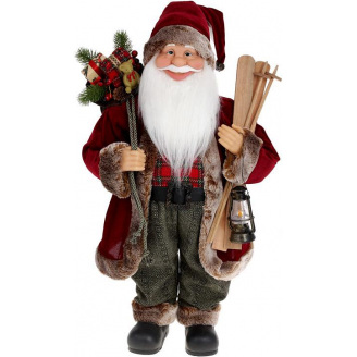 Новогодняя фигурка Santa Claus Red с подарками 60 см BonaDi DP96559