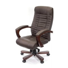 Крісло АКЛАС Атлант EX MB Коричневе Красноград