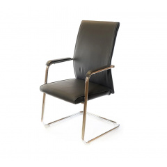 Крісло конференційне АКЛАС Павер CH CF Чорне Дніпрорудне