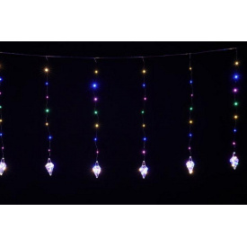Новогодняя гирлянда штора FMA Ромб Led 3х1.5 м 150 Мультицвет (1533435088)