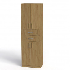 Офісна шафа Компаніт КШ-11 1950х600х366 мм дсп дуб-крафт-золотий