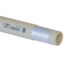 Труба Prawtech PP-R Stabi Ø20x3,4 мм PN25 алюміній (R3540034020)