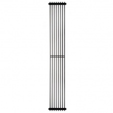 Трубчастий радіатор Betatherm Metrum BM6 2180-30 1800x255x146mm RAL9005M