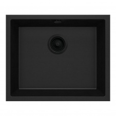 Фото - Мийка кухонна Deante corda, граніт, без крила, чорний (ZQA_N10C) Мийка кухонна Deante corda, граніт, без крила, чорний (ZQA_N10C)