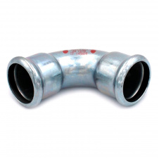 Коліно сталеве RM SteelPres 381/900 Ø76,1 90° ВВ оцинковане (опалення)