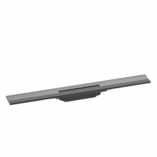 Решітка (зовнішня частина зливу) для трапу Hansgrohe RainDrain Flex Wall 700 мм чорний мат хром (56050340)