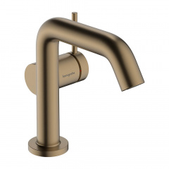 Змішувач для раковини Hansgrohe Tecturis S CoolStart EcoSmart+ зі зливним гарнітуром бронза (73320140) Бушеве