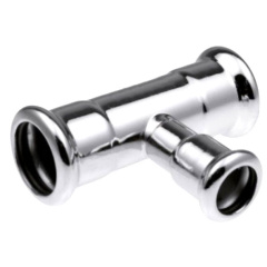 Трійник редукційний KAN-therm Steel 22x28x22 мм (1509257030) Буча