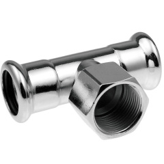 Трійник з внутрішньою різьбою KAN-therm Steel 22xRp1/2x22 Луцк