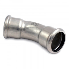 Коліно нержавіюче RM Inoxpres 181/450 Ø88,9 45° ВВ Київ