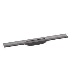 Решітка (зовнішня частина зливу) для трапу Hansgrohe RainDrain Flex Wall 700 мм чорний мат хром (56050340) Павлоград