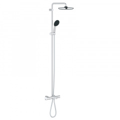 Душова система з термостатом для ванни Grohe QuickFix Vitalio Start System 250, хром (26988001) Цумань