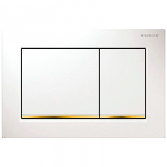 Клавіша змиву Geberit Omega 30 білий/золото (115.080.KK.1) Жмеринка
