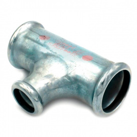 Трійник редукційний сталевий RM SteelPres 392 Ø35 х 15 х 35 оцинкований (опалення)