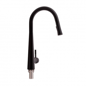 Змішувач для кухні Qtap Evicka чорний (QTEVI9135103UB)