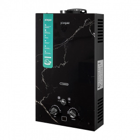 Газова колонка димохідна Piegaz Afrodyta black marble 10 л