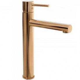 Змішувач для умивальника Rea Tess Rose Золото Високий (REA-B8804)