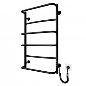 Електрична рушникосушка Mario Люкс НР-І 800х530/150 TR К чорна матова