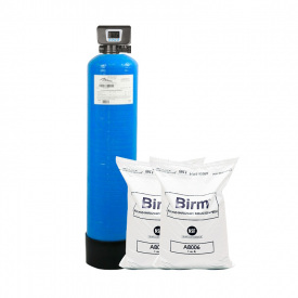 Система пом'якшення води Filtrons 1354 на клапані Runxin F67C1, фільтруючий матеріал Birm - 56,6 л (ORX1354B)