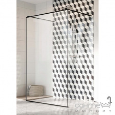 Душевая перегородка Radaway Modo X Black I Frame 130 388334-54-58 прозрачное стекло/черная рамка
