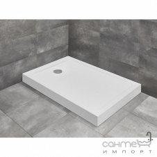 Прямоугольный акриловый душевой поддон Radaway Doros F Compact 1600х800 SDRFP1680-05 белый