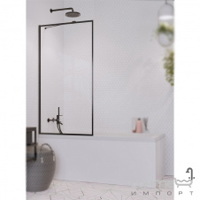 Фото - Шторка для ванны Radaway Idea Black PNJ 80 Frame 10001080-54-56 черный/прозрачное стекло Шторка для ванны Radaway Idea Black PNJ 80 Frame 10001080-54-56 черный/прозрачное стекло