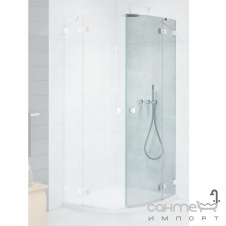 Правая часть душевой кабины Radaway Essenza Pro PDD 90R 10095090-54-01R стекло прозрачное/черный