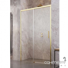Душевая дверь в нишу Radaway Idea Gold DWJ 160R 387020-09-01R профиль золото, прозрачное стекло, правосторонняя
