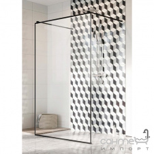 Душевая перегородка Radaway Modo X Black I Frame 160 388364-54-58 прозрачное стекло/черная рамка