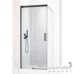 Дверь прямоугольной душевой кабины Radaway Idea Black KDD 110 левосторонняя 387063-54-01L Надворная