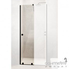 Дверь для душевой перегородки Radaway Furo Black RH DWJ 90 R 10107442-54-01RU черный/прозрачное стекло, правосторонняя