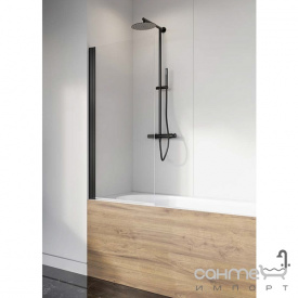 Шторка для ванны Radaway NES Black PNJ 60 L 10011060-54-01L левосторонняя, прозрачное стекло