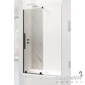 Дверь для душевой перегородки Radaway Furo Black DWJ 110 R 10107572-54-01R черный/прозрачное стекло, правосторонняя