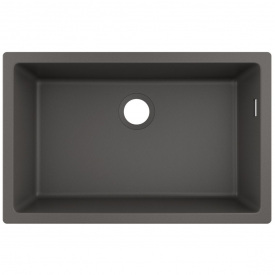 Кухонная мойка Hansgrohe S510-U660 под столешницу 710х450, Stonegrey (43432290)