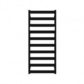 Полотенцесушитель электрический Terma Vivo One 1630х500 подключение слева, без вилки, чёрный (WWVON163050K9M5E1P)